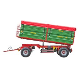R 160 CSGA - Benne agricole à double essieu - ROMSAN - capacité de 16150 kg