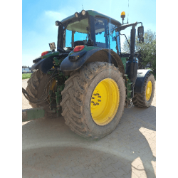 John Deere 6195M - Tracteur agricole 6 cylindres puissant et polyvalent avec transmission CommandQuad Full Powershift