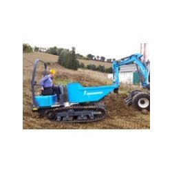Tc230d All Terrain Line - Brouette à moteur chenillée Messersi - 2300 kg - Moteur Diesel Kubota V1505-E4B STAGE V