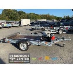Remorque abaissable porte-moto Yo Remorques - Deux motos - CCL8 - 250 x 160 cm - PTAC 400-500 kg