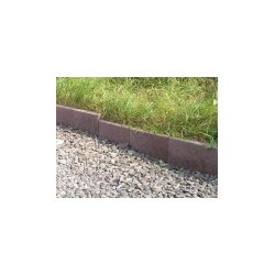 Mur en l gris ht 105 cm - plastique revalorisé