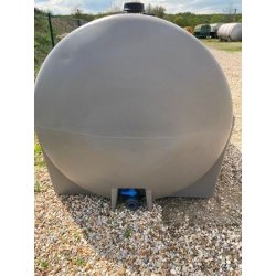Polycuve pe 5000l grise - diam : 1m50 - lg : 3m40 - hauteur : 1m55 - ref : w00502304001p - dabert-citernes