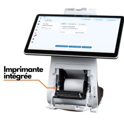 Caisse enregistreuse tactile - terminal de paiement intégré - ecran 15 pouces - multi commerce