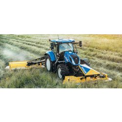 T6.165 Deluxe Tracteur Agricole - New Holland - Puissance Maxi 107/145 kW/ch - Technologie SCR ECOBlue et Confort Avancé