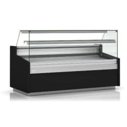 Vitrine réfrigérée pour cuisines professionnelles - grandes surfaces vitrées et éclairage performant