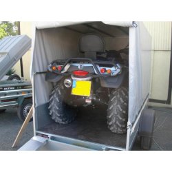 Remorque porte-quad Humbaur 1374 - dimensions utiles 251x131x35 cm - PTAC 750 ou 499 kg