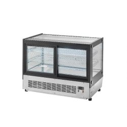 Vitrine réfrigérée vitre droite 120L ATOSA