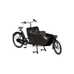 Biporteur électrique AMSTERDAM AIR - Transport jusqu'à 100 kg - Assistance électrique - 7 vitesses