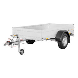 Remorque SARIS MAC ALU - 1 essieu freiné - PTAC 1350 Kg - 255 x 133 cm - Référence MC 255 133 1350 1