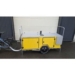 Cuisine mobile polyvalente et durable pour des ateliers de cuisine pédagogiques ou des prestations de cuisine de rue