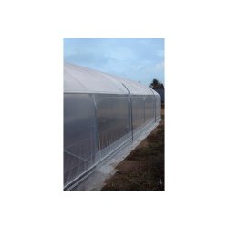 Serre tunnel professionnelle à pied droit 6 m - Longueur 10 m - Val de Loire
