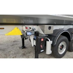 Semi-remorque benne basculante Menci SA700R - 27m³ - 3 essieux SAF - acier Hardox B450