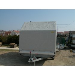 Remorque plateau Humbaur HN 304118 - roues surbaissées, ridelles alu, 2 essieux, 3000 kg PTAC