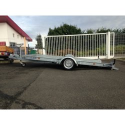 Remorque porte-engins lider 1.5t, 3.5m - 1 essieu