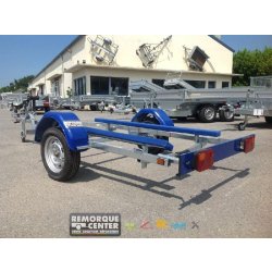 Remorque G500J 1 essieu - PTAC : 650Kg - Sun Way - Transport de jet ski, barque, annexe