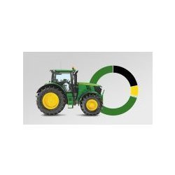 Tracteur agricole 6155R - John Deere - 155 ch - Moteur 6,8L 6 cylindres - Cabine Premium et guidage StarFire 6000