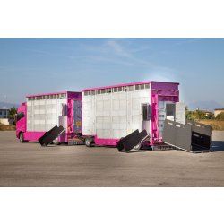 Rba31-sr - remorque bétaillère - carrozzeria pezzaioli - essieux jumelés fixes de 10000 kg