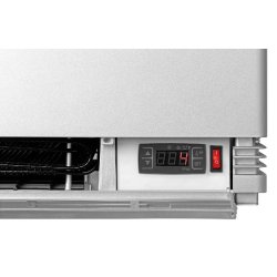 Mini vitrine réfrigérée 78L, argent 700778G Bartscher