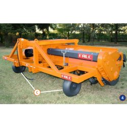 Freeland charrue  rotative - charrue agricole - falc - pour tracteurs de 110 à 230 hp