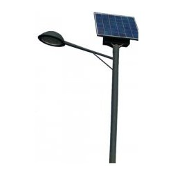 Lampadaire urbain solaire - LED 36W - acier galvanisé - hauteur 6,2m - batterie 150Ah - panneau solaire 120Wc