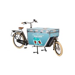 Biporteur livreur Bakfiets flightcase 330L - 100kg - Nexus 3/7/8 vitesses