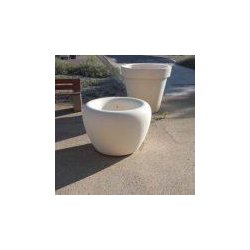 Jardinière Cantarodado en béton avec ciment blanc ou gris Green Seal - Disponible en deux dimensions