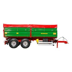 R 80 TASGA benne agricole à tandem essieu - Romsan - capacité 8000 kg