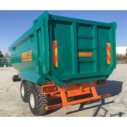 Remorques à tandem trailers - abollo - capacité de 8 t à 15 t