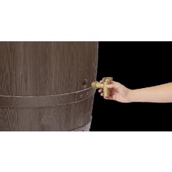 Cuve tonneau vino - brun - 400 litres - Cuves à eau robustes