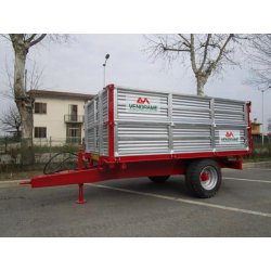 Remorque agricole VCR40 P2 - trilatérale rabattable - Vendrame - charge 5000 kg - PTAC 50 quintaux