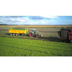 Gvm 240 benne agricole monocoque grand volume - gourdon sa - charge 24 t