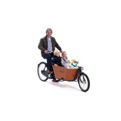 Biporteur Babboe City - Grand coffre pour 4 enfants - Boite Nexus 7 vitesses