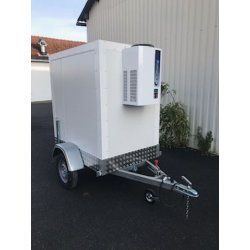 Remorque frigorifique simple essieu de 750kg - ARNO 14