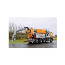 Koks CycloVac Pro - Hydrocureur avec séparateur cyclone - 222 kW - Tuyaux 8” (DN 200) - Aspiration et soufflage