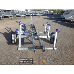 Chariot de manutention SW1400MA - SUN WAY - remorque cassante - 1 essieu - PTAC : 1700Kg - référence SW1400MA21