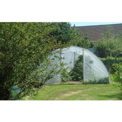 Serre de jardin avec aérations latérales et pieds droits de  0,50 m de haut - GOTHIQUE