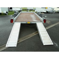 Remorque porte-engins VSN 3.5T - 3.5m - 2 essieux - châssis galvanisé - charge utile 2.8T