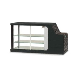 Vitrine réfrigérée de comptoir 120L SCAIOLA - Gris