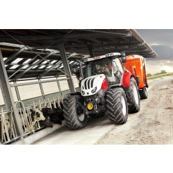 Tracteur agricole Steyr Profi 4115 - 6145 - Puissance 116 à 145 ch - Transmission 24x24 et cabine panoramique