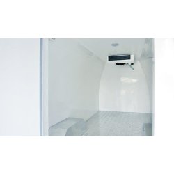 Véhicule frigorifique King Long - Moteur XG491, 4RB2, 4JB1T - Capacité de refroidissement -18~18ºC - Poids à vide 1860 kg -