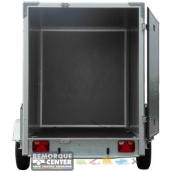 Remorque fourgon Lider V3 - freiné - 260x155x177 cm - PTAC : 1350 kg - Reference 42960