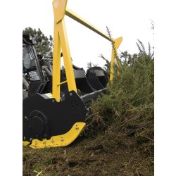 Twm broyeur forestier - TMC Cancela - largeur de travail 160-200 cm - robuste et compact pour mini-chargeuses hydrauliques