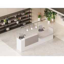 Banque d'accueil HUGO - élégance, fonctionnalité, qualité - design contemporain et configurations variées