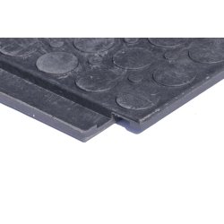 Plaques de protection de sol stabilisé - PVC mou recyclé, 24 kg, 19 tonnes/m²  - Disponible en vente et en location -Remopla (120)