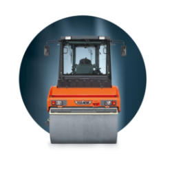 Rouleau compacteur cylindre tandem 11 tonnes vt2 oscillation