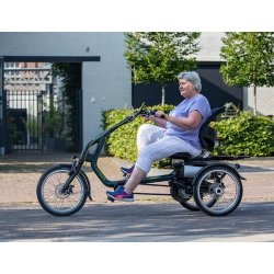 Vélo handicap tricycle individuel avec limiteur de braquage et antivol - Easy Rider