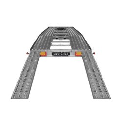 Porte deux voitures BORO INDIANA II 8.0 - 2 essieux - PTAC : 3500 Kg - 800 x 200 cm - Remorque d'occasion - Référence BORO_INDIANNA2
