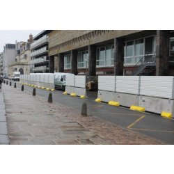 Barrière de sécurité conçue pour sécuriser les chantiers de construction - Klostab