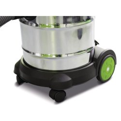 Aspirateur d'atelier Cleancraft wetCAT 131IRH - eau et poussières - cuve inox - 7002115