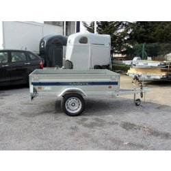 Remorque sans frein à plancher bois pour transport de bagages et bricolages - Lider Cadix 39310 - 750 kg